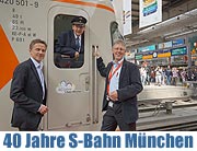 S-Bahn München feiert 40 Jahre S-Bahn am 2.6.2012 im Hauptbahnhof